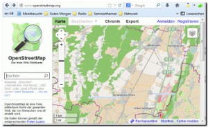 screenshot openstreetmap